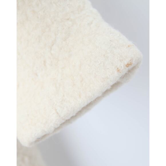 Marina Moscone Collective Off-white faux Shearling Coat - Picture 11 of 11